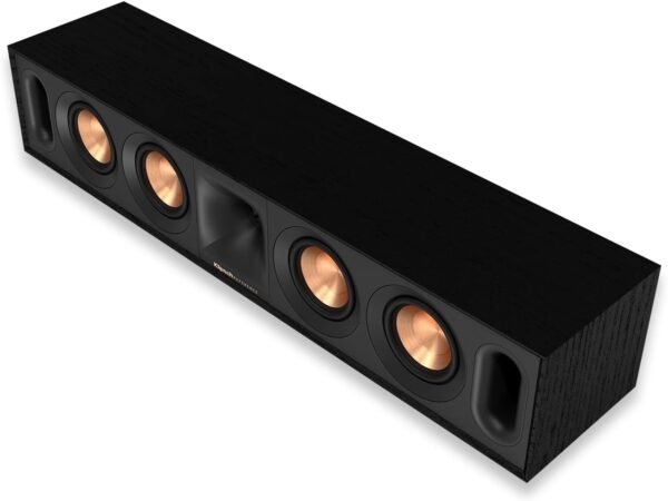 klipsch Reference Next-Generation R-30C Horn-Loaded Center Channel Speakers for Crystal-Clear Home Theater Dialogue in Black - Image 2