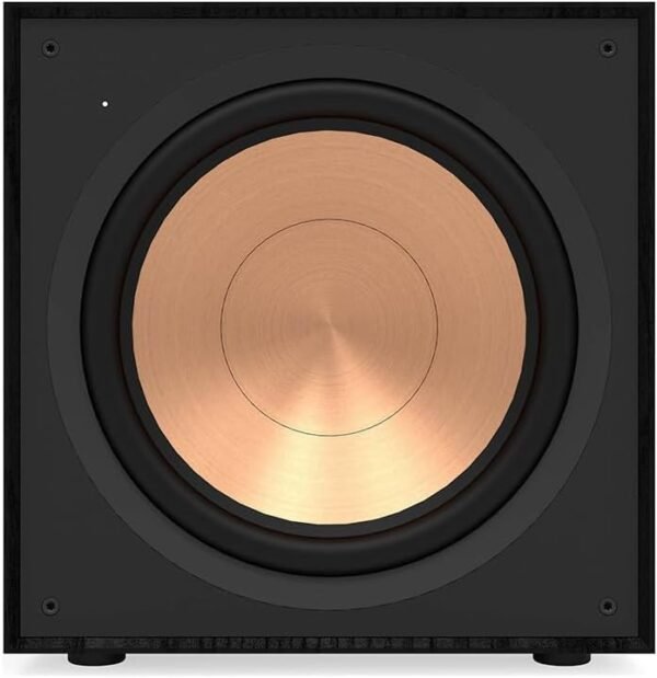 klipsch Reference R-121SW 12” Front-Firing Subwoofer with revamped Spun-Copper thermoformed crystalline Polymer woofers and an All-Digital Amplifier for Premium Sound in Black - Image 2