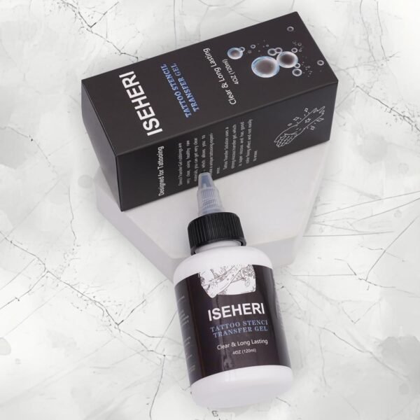 Tattoo Transfer Gel,4oz Tattoo Transfer Stencil Cream,Fast&Clear Long Lasting Tattoo Stencil Transfer Gel Solution for Tattoo Artist,Tattoo Supplies, White - Image 3