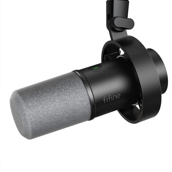 FIFINE Dynamic Microphone, XLR/USB Podcast Recording PC Microphone for Vocal Voice-Over Streaming, Studio Metal Mic with Mute, Headphone Jack, Monitoring Volume Control, Windscreen-Amplitank K688 - Image 2