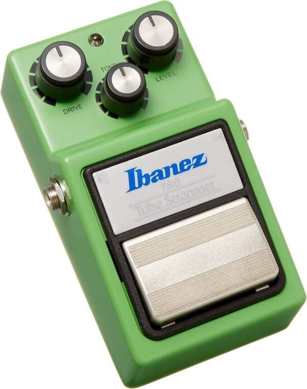 Ibanez TS9 White Black Red Blue Electric Guitar Distortion and Overdrive Effect Pedal, Model Number TS9, Style Overdrive, 9.0 Volts, 8.0 Microamps - Image 2